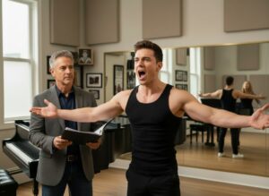 Teacher Showing Acting Technique